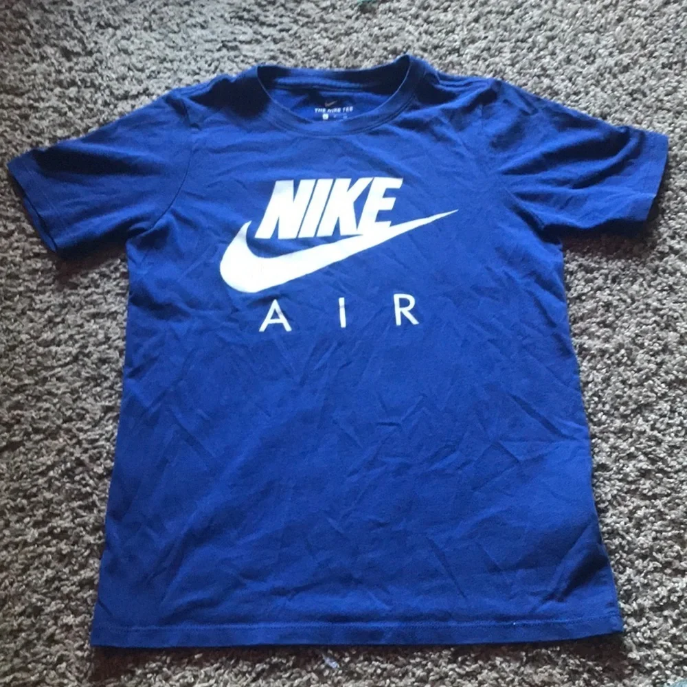 Nike Blue Short Sleeve Boys Tee Shirt